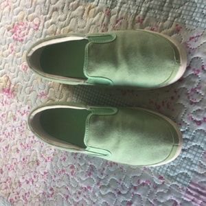 LL Bean canvas spring/summer slip-on shoes - 9med